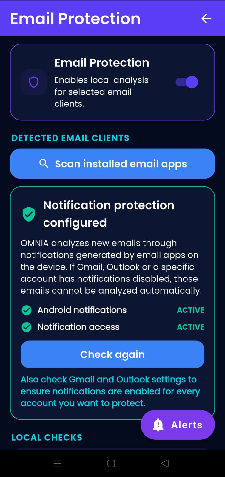 OMNIA SHIELD SUITE Email Protection